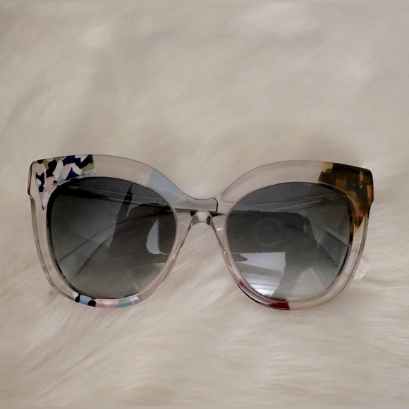 Fendi Accessories - Fendi sunglasses clear/multi color frame